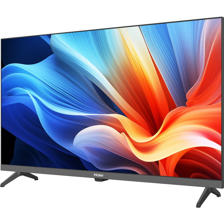 شاشة تلفزيون سمارت LED هاير 32 بوصة بدقة HD مع ريسيفر داخلي - H32K80E